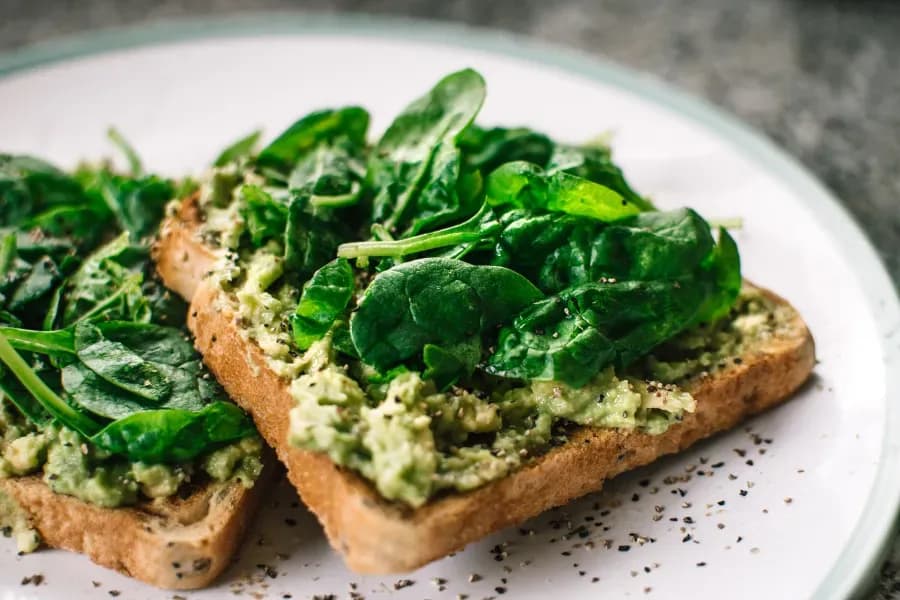 Vegan breakfast with lovingly prepared dishes